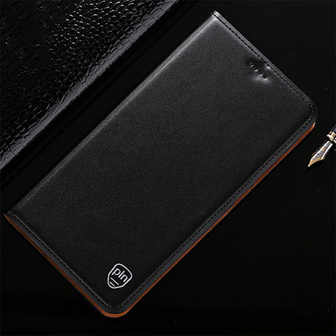 Handytasche Stand Schutzhülle Flip Leder Hülle H21P für Apple iPhone Xs Schwarz