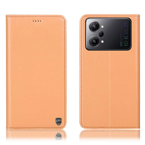 Handytasche Stand Schutzhülle Flip Leder Hülle H21P für Oppo K10 Pro 5G Orange