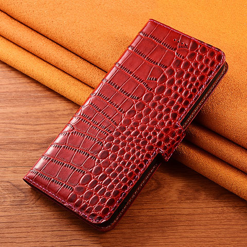 Handytasche Stand Schutzhülle Flip Leder Hülle H23 für Apple iPhone 13 Pro Max Rot