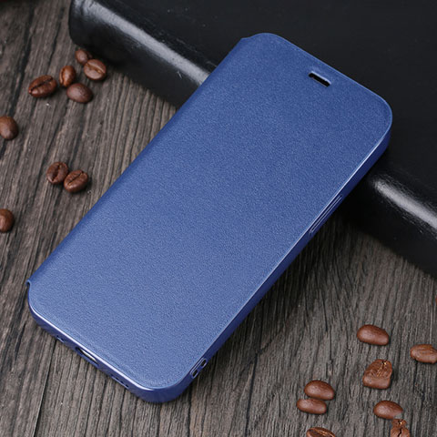 Handytasche Stand Schutzhülle Flip Leder Hülle H25 für Apple iPhone 13 Pro Blau