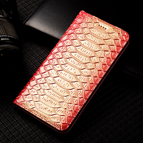Handytasche Stand Schutzhülle Flip Leder Hülle H25P für Xiaomi Redmi Note 13 Pro+ Plus 5G Rosa