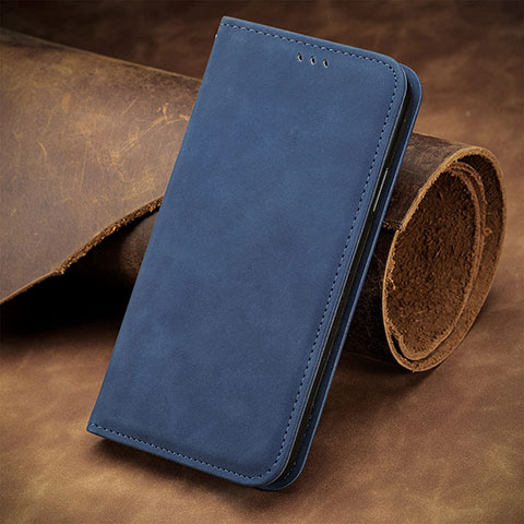 Handytasche Stand Schutzhülle Flip Leder Hülle H29 für Apple iPhone 14 Blau