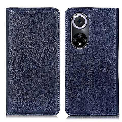 Handytasche Stand Schutzhülle Flip Leder Hülle K01Z für Huawei Honor 50 5G Blau