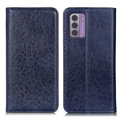 Handytasche Stand Schutzhülle Flip Leder Hülle K01Z für Nokia G310 5G Blau