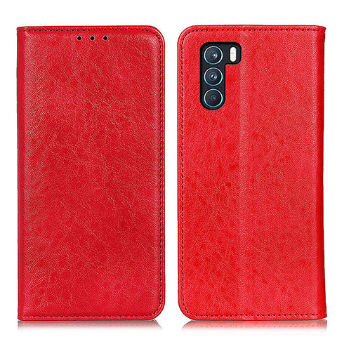 Handytasche Stand Schutzhülle Flip Leder Hülle K01Z für Oppo K9 Pro 5G Rot