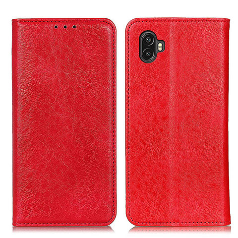 Handytasche Stand Schutzhülle Flip Leder Hülle K01Z für Samsung Galaxy XCover 6 Pro 5G Rot