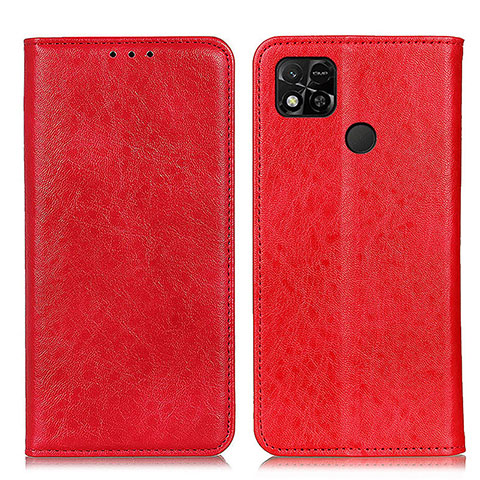 Handytasche Stand Schutzhülle Flip Leder Hülle K01Z für Xiaomi POCO C3 Rot