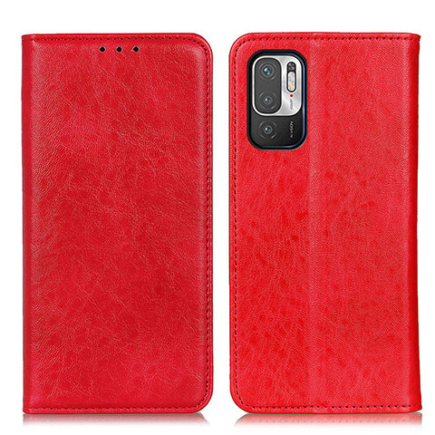 Handytasche Stand Schutzhülle Flip Leder Hülle K01Z für Xiaomi POCO M3 Pro 5G Rot