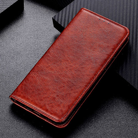 Handytasche Stand Schutzhülle Flip Leder Hülle K01Z für Xiaomi Redmi Note 10 JE 5G Braun