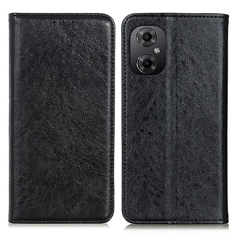 Handytasche Stand Schutzhülle Flip Leder Hülle K01Z für Xiaomi Redmi Note 11R 5G Schwarz