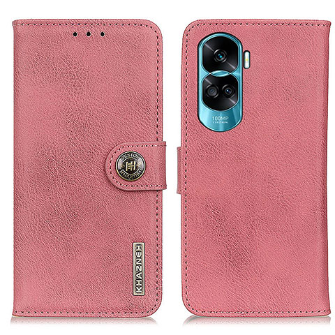 Handytasche Stand Schutzhülle Flip Leder Hülle K02Z für Huawei Honor 90 Lite 5G Rosa