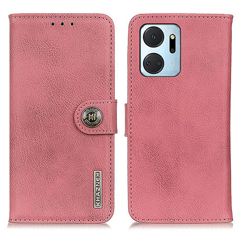 Handytasche Stand Schutzhülle Flip Leder Hülle K02Z für Huawei Honor X7a Rosa