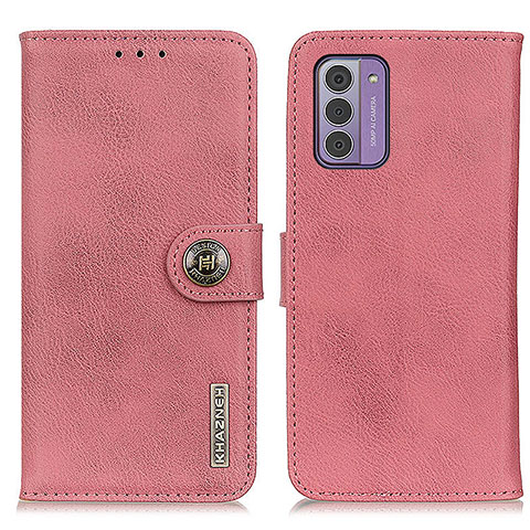 Handytasche Stand Schutzhülle Flip Leder Hülle K02Z für Nokia G42 5G Rosa