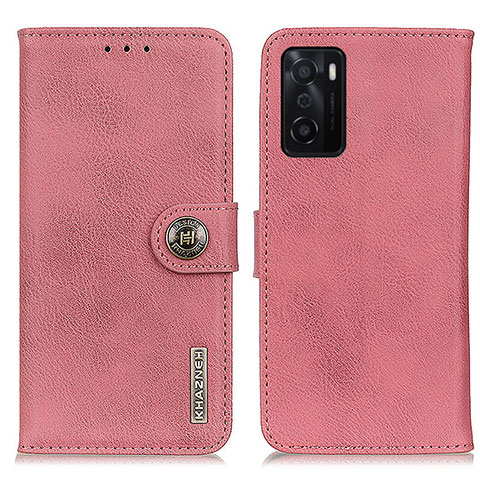 Handytasche Stand Schutzhülle Flip Leder Hülle K02Z für Oppo A55S 5G Rosa