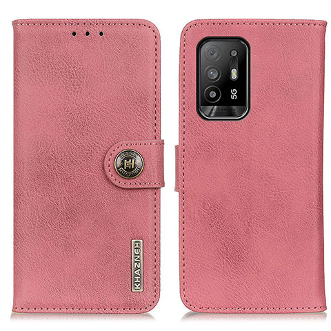 Handytasche Stand Schutzhülle Flip Leder Hülle K02Z für Oppo A95 5G Rosa