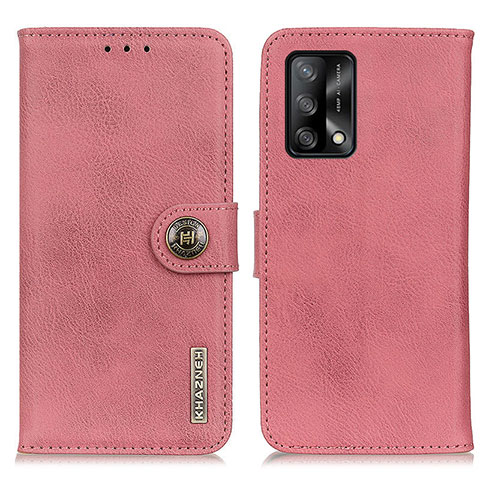 Handytasche Stand Schutzhülle Flip Leder Hülle K02Z für Oppo F19 Rosa