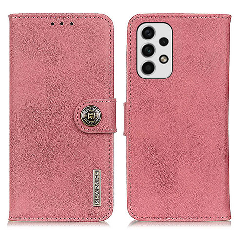 Handytasche Stand Schutzhülle Flip Leder Hülle K02Z für Samsung Galaxy A23 4G Rosa