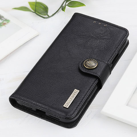 Handytasche Stand Schutzhülle Flip Leder Hülle K02Z für Samsung Galaxy M23 5G Schwarz