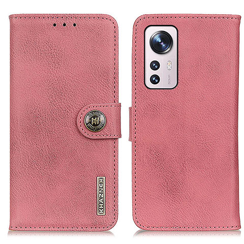 Handytasche Stand Schutzhülle Flip Leder Hülle K02Z für Xiaomi Mi 12 5G Rosa