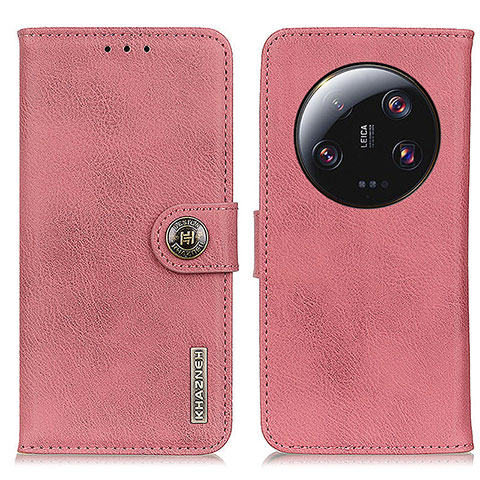 Handytasche Stand Schutzhülle Flip Leder Hülle K02Z für Xiaomi Mi 13 Ultra 5G Rosa