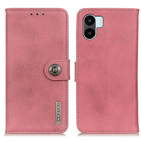 Handytasche Stand Schutzhülle Flip Leder Hülle K02Z für Xiaomi Poco C51 Rosa