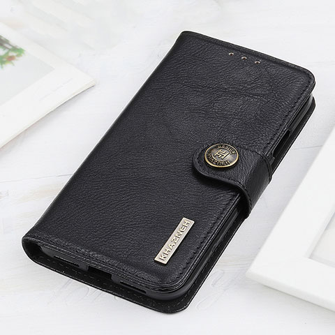 Handytasche Stand Schutzhülle Flip Leder Hülle K02Z für Xiaomi Poco F3 5G Schwarz