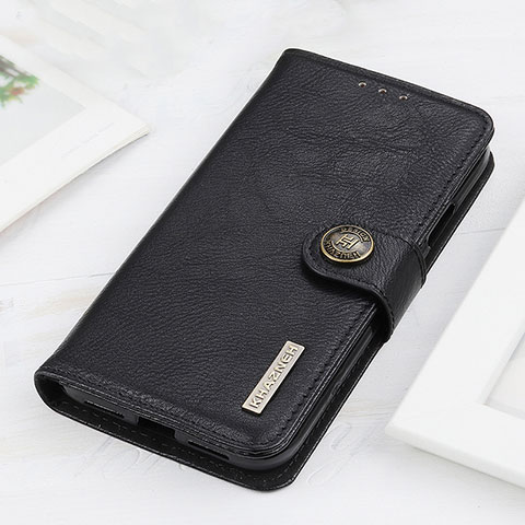 Handytasche Stand Schutzhülle Flip Leder Hülle K02Z für Xiaomi Redmi Note 11 SE India 4G Schwarz