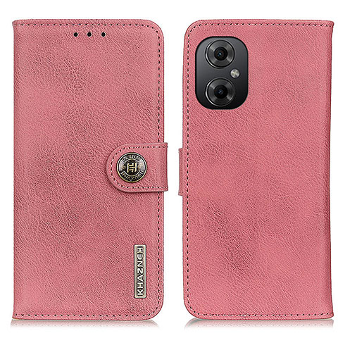 Handytasche Stand Schutzhülle Flip Leder Hülle K02Z für Xiaomi Redmi Note 11R 5G Rosa