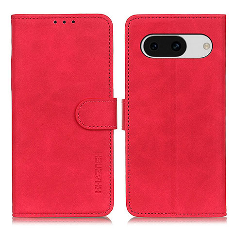 Handytasche Stand Schutzhülle Flip Leder Hülle K03Z für Google Pixel 8a 5G Rot