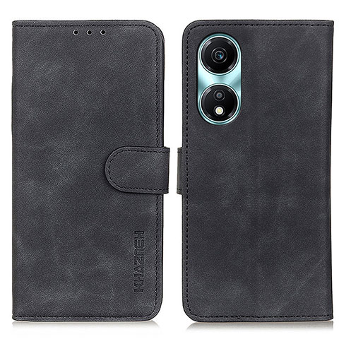 Handytasche Stand Schutzhülle Flip Leder Hülle K03Z für Huawei Honor X5 Plus Schwarz