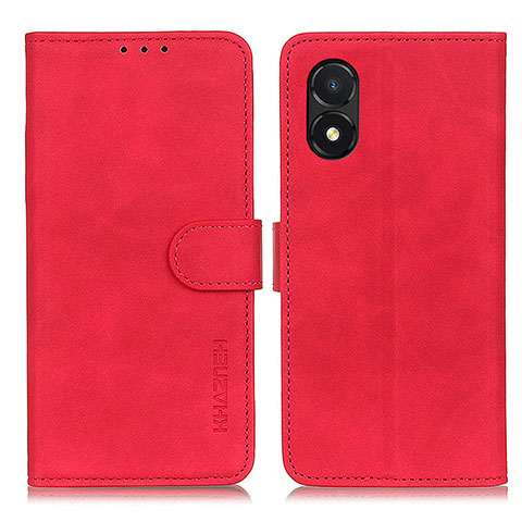 Handytasche Stand Schutzhülle Flip Leder Hülle K03Z für Huawei Honor X5 Rot