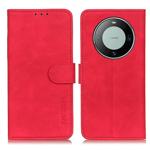 Handytasche Stand Schutzhülle Flip Leder Hülle K03Z für Huawei Mate 60 Rot