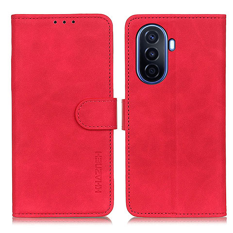 Handytasche Stand Schutzhülle Flip Leder Hülle K03Z für Huawei Nova Y70 Plus Rot