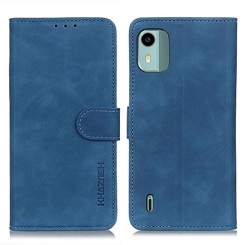 Handytasche Stand Schutzhülle Flip Leder Hülle K03Z für Nokia C12 Plus Blau