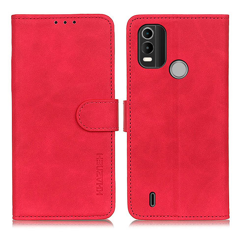 Handytasche Stand Schutzhülle Flip Leder Hülle K03Z für Nokia C21 Plus Rot