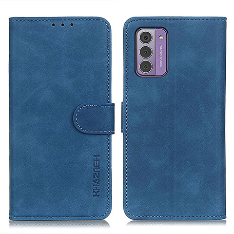 Handytasche Stand Schutzhülle Flip Leder Hülle K03Z für Nokia G42 5G Blau