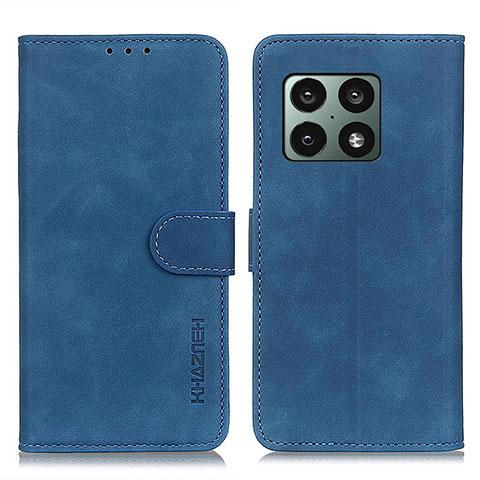 Handytasche Stand Schutzhülle Flip Leder Hülle K03Z für OnePlus 10 Pro 5G Blau