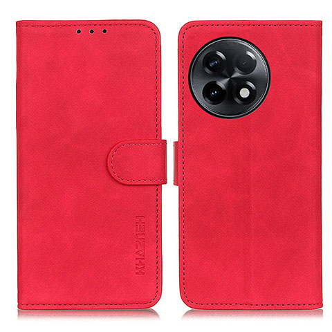 Handytasche Stand Schutzhülle Flip Leder Hülle K03Z für OnePlus Ace 2 5G Rot