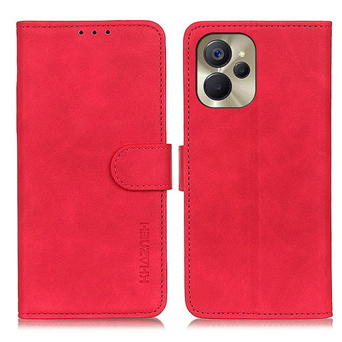 Handytasche Stand Schutzhülle Flip Leder Hülle K03Z für Realme 10T 5G Rot