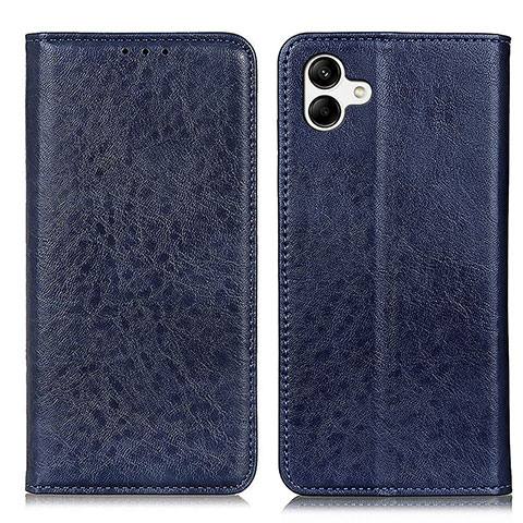 Handytasche Stand Schutzhülle Flip Leder Hülle K03Z für Samsung Galaxy A04 4G Blau