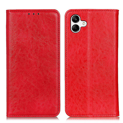 Handytasche Stand Schutzhülle Flip Leder Hülle K03Z für Samsung Galaxy A04 4G Rot