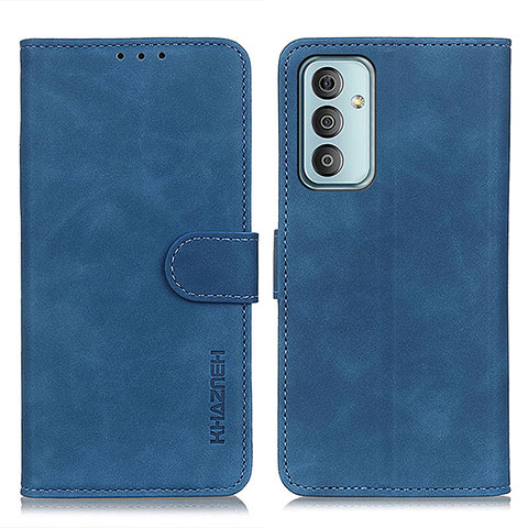 Handytasche Stand Schutzhülle Flip Leder Hülle K03Z für Samsung Galaxy M13 4G Blau