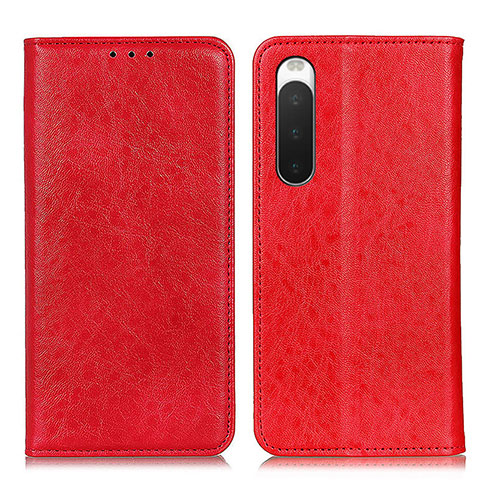 Handytasche Stand Schutzhülle Flip Leder Hülle K03Z für Sony Xperia 10 IV SOG07 Rot