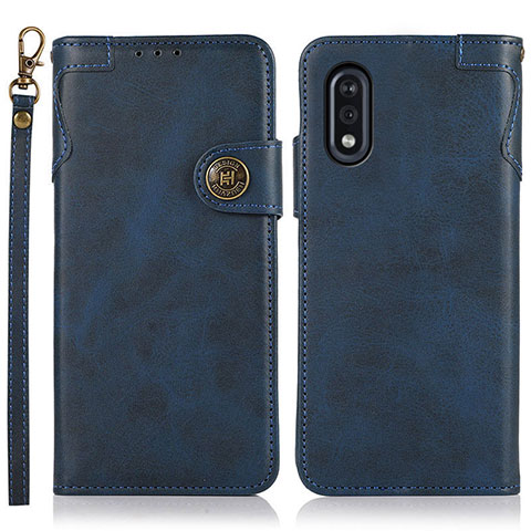 Handytasche Stand Schutzhülle Flip Leder Hülle K03Z für Sony Xperia Ace II Blau