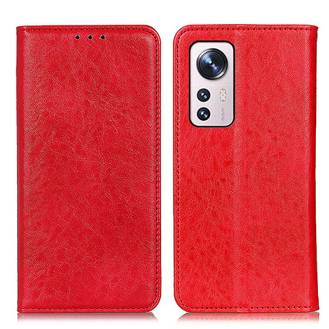 Handytasche Stand Schutzhülle Flip Leder Hülle K03Z für Xiaomi Mi 12 5G Rot