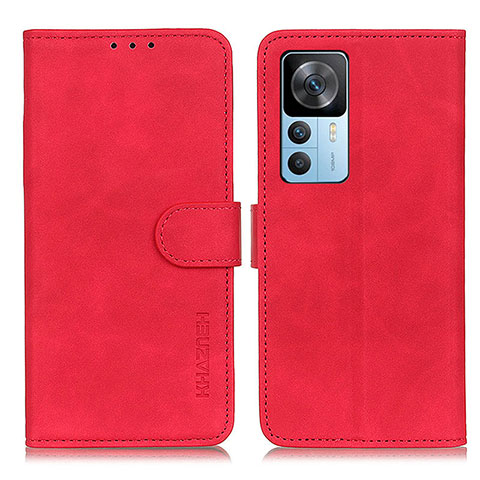 Handytasche Stand Schutzhülle Flip Leder Hülle K03Z für Xiaomi Mi 12T 5G Rot