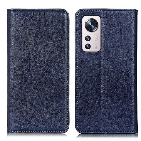 Handytasche Stand Schutzhülle Flip Leder Hülle K03Z für Xiaomi Mi 12X 5G Blau