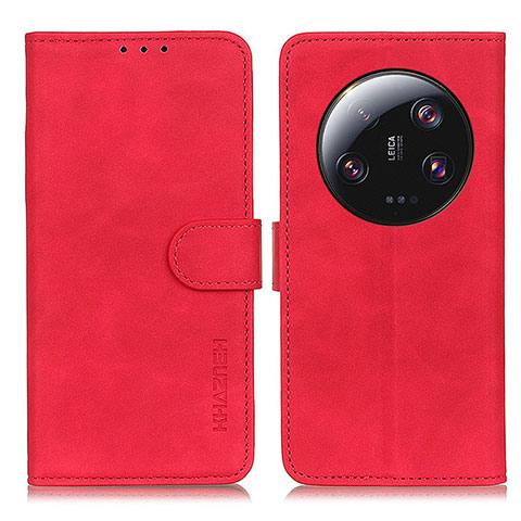 Handytasche Stand Schutzhülle Flip Leder Hülle K03Z für Xiaomi Mi 13 Ultra 5G Rot