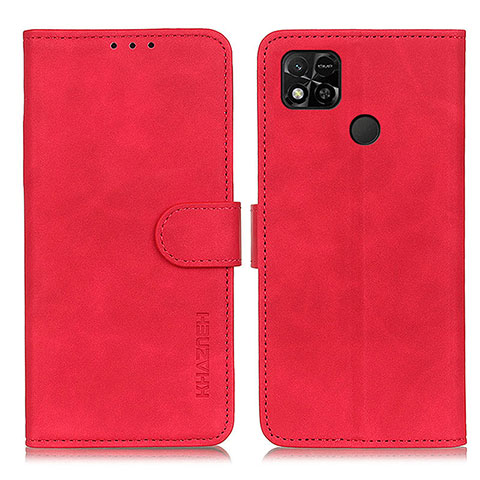 Handytasche Stand Schutzhülle Flip Leder Hülle K03Z für Xiaomi POCO C31 Rot