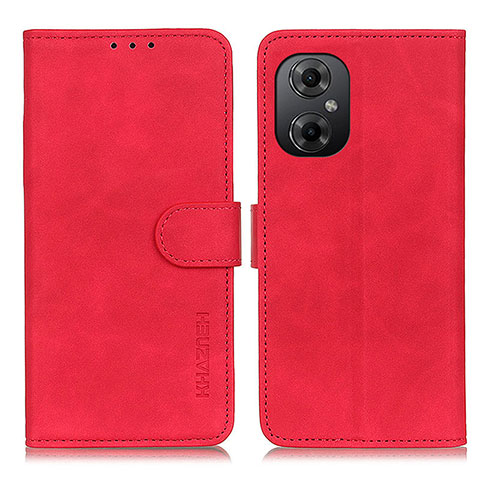 Handytasche Stand Schutzhülle Flip Leder Hülle K03Z für Xiaomi Poco M4 5G Rot